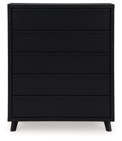 Danziar Queen Panel Headboard, Dresser, Mirror, Chest and Nightstand