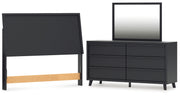 Danziar Queen Panel Headboard, Dresser and Mirror