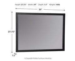Danziar Bedroom Mirror