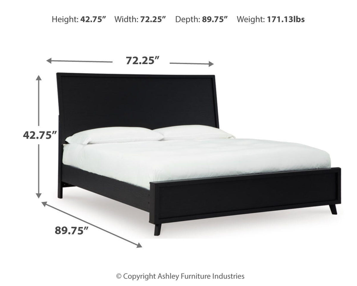 Danziar Queen Panel Bed, Dresser, Mirror, Chest and Nightstand