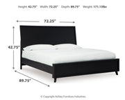 Danziar Queen Panel Bed, Dresser, Mirror, Chest and Nightstand