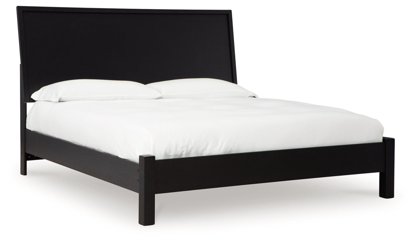 Danziar Queen Panel Bed, Dresser, Mirror and Nightstand