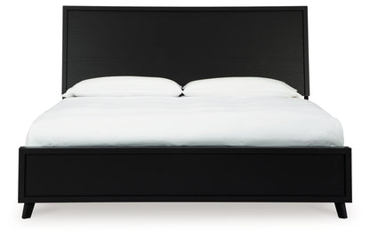 Danziar King Panel Bed, Dresser, Mirror, Chest and Nightstand