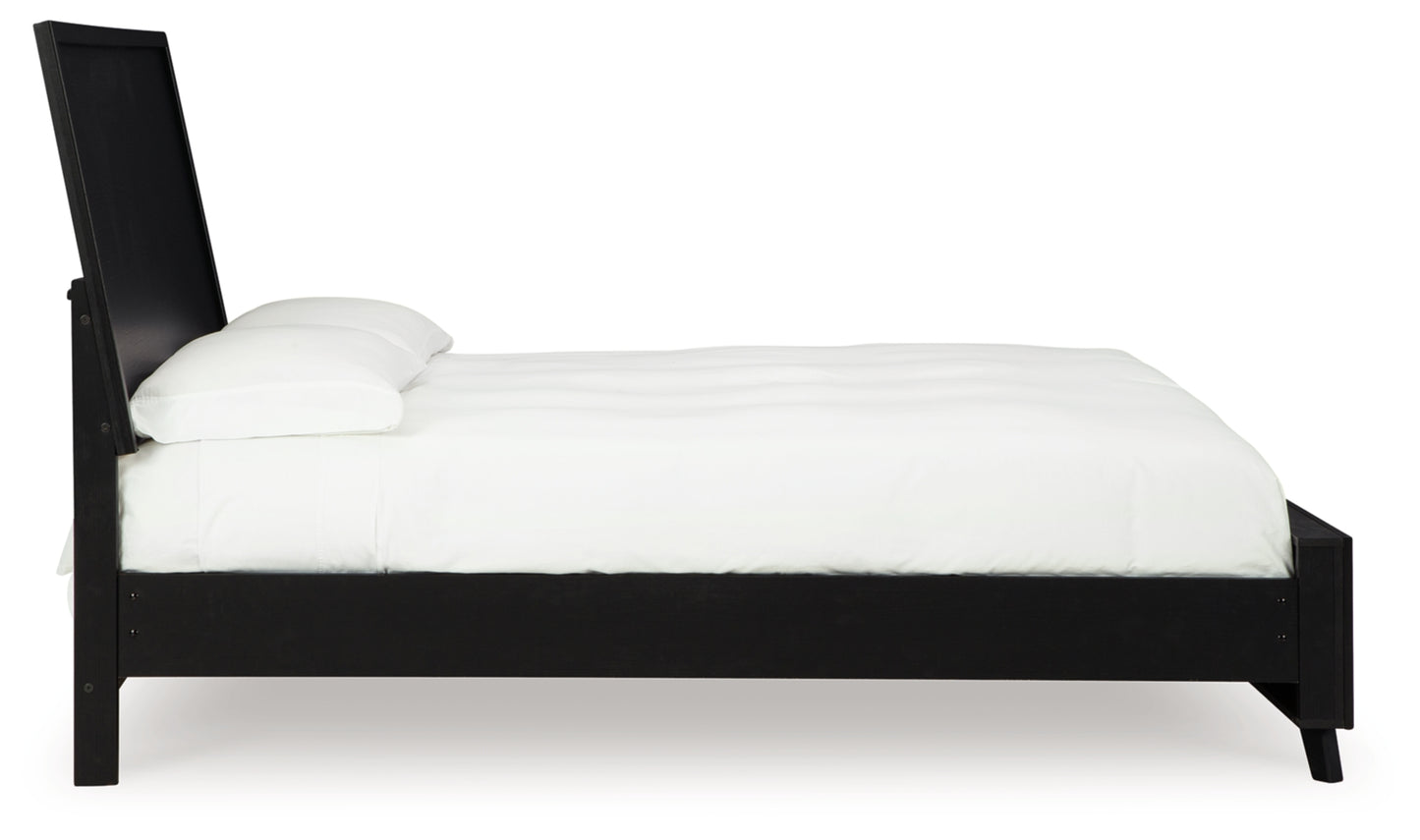 Danziar Queen Panel Bed, Dresser, Mirror and Nightstand