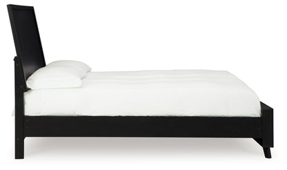 Danziar King Panel Bed, Dresser, Mirror and Chest