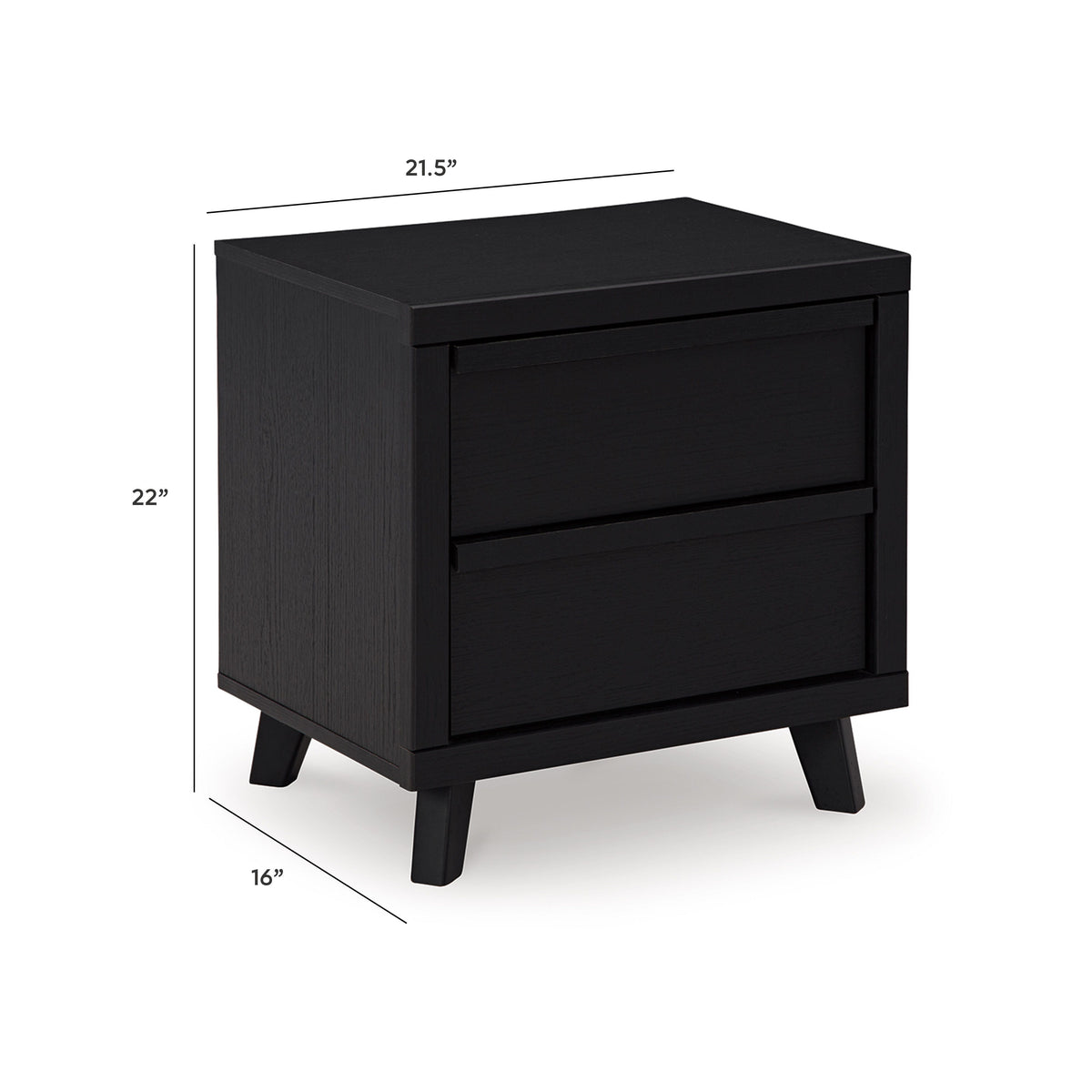 Danziar Two Drawer Night Stand