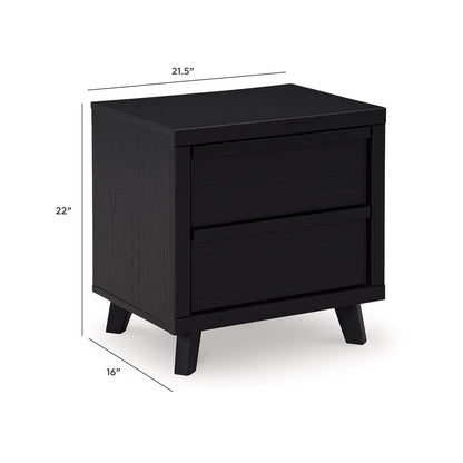 Danziar Two Drawer Night Stand