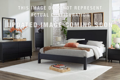 Danziar Full Slat Panel Bed, Dresser, Mirror, Chest and Nightstand