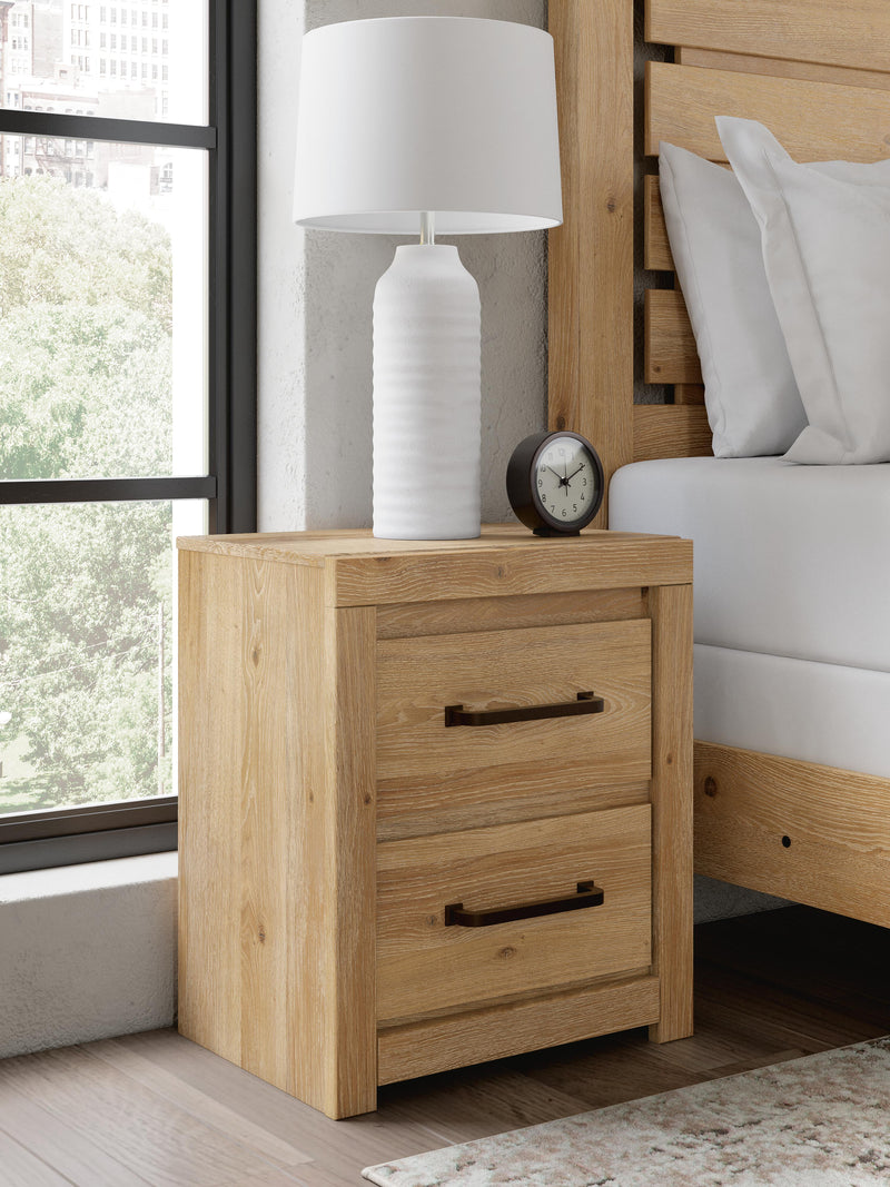 Brozmont Two Drawer Night Stand