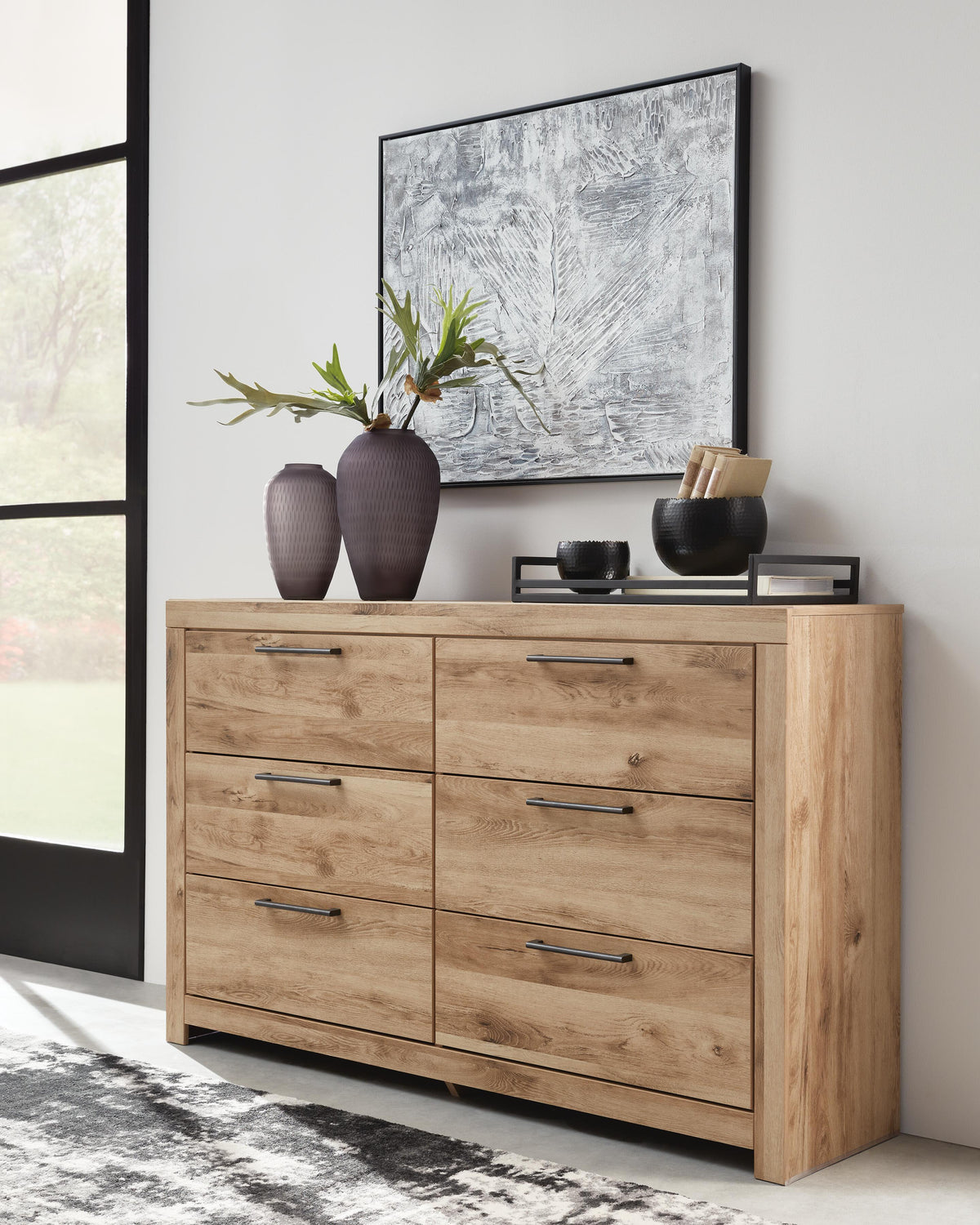 Hyanna Queen Panel Bed 3PC Bedroom Set