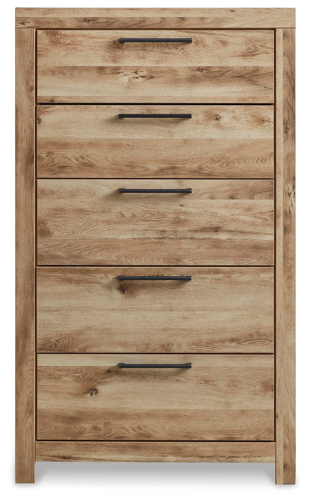 Hyanna Queen Panel Bed, Dresser, Mirror, Chest and Nightstand