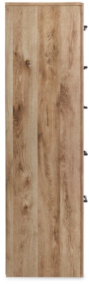 Hyanna Full Panel Storage Bed, Dresser, Mirror and Chest