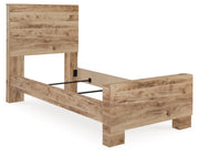 Hyanna Twin Panel Bed, Dresser, Mirror and Nightstand