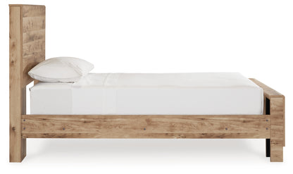 Hyanna Twin Panel Bed, Dresser, Mirror and Chest