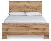 Hyanna King Panel Bed, Dresser, Mirror, Chest and Nightstand