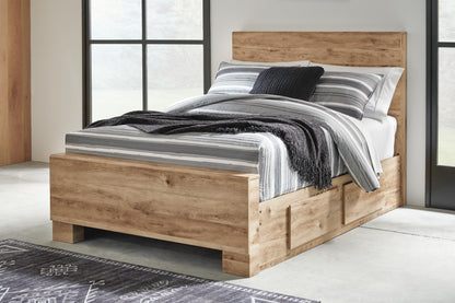 Hyanna Full Panel Bed with 2 Side Storage