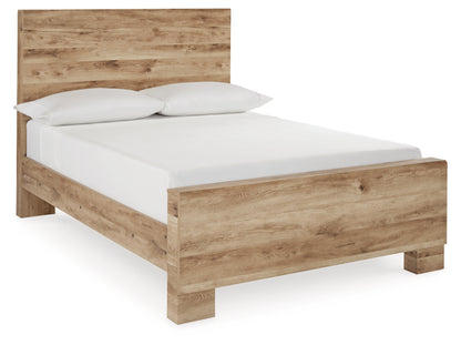 Hyanna Full Panel Bed, Dresser and Mirror