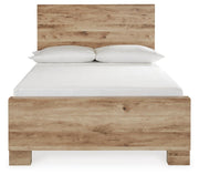 Hyanna Full Panel Bed, Dresser and Mirror