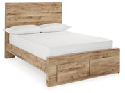 Hyanna Full Panel Storage Bed, Dresser, Mirror and Chest