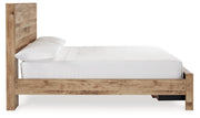 Hyanna Full Panel Storage Bed, Dresser, Mirror and Nightstand
