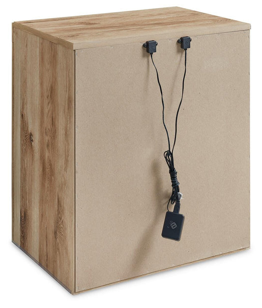 Hyanna King Panel Storage Bed, Dresser, Mirror and Nightstand