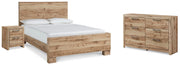 Hyanna Queen Panel Bed 3PC Bedroom Set