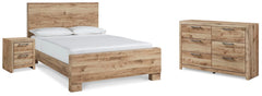 Hyanna Queen Panel Bed 3PC Bedroom Set