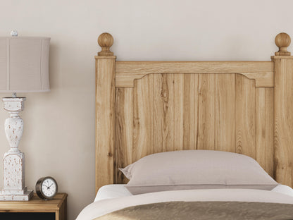 Aleaport Twin Panel Bed with Mirrored Dresser