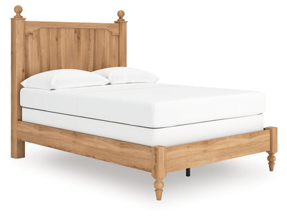 Aleaport Full Panel Bed with Mirrored Dresser