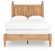 Aleaport Full Panel Bed with Mirrored Dresser and Nightstand