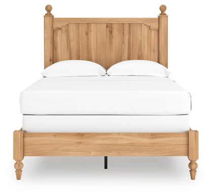 Aleaport Full Panel Bed with Mirrored Dresser and Nightstand