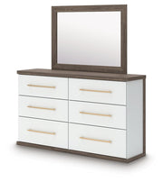 Mazilar King Platform Bed, Dresser, Mirror and Nightstand