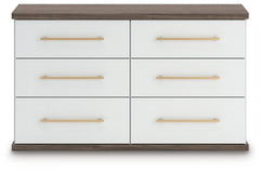 Mazilar King Upholstered Bed, Dresser and Nightstand
