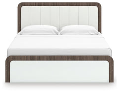 Mazilar King Platform Bed, Dresser, Mirror and Nightstand