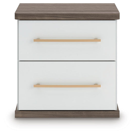 Mazilar Two Drawer Night Stand