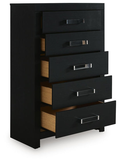 Raechalla Five Drawer Chest