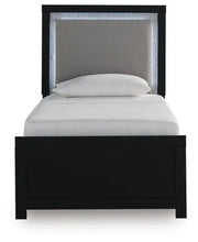 Raechalla Twin Upholstered Panel Bed