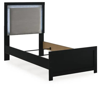 Raechalla Twin Upholstered Panel Bed