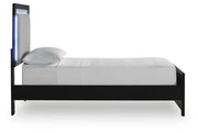 Raechalla Twin Upholstered Panel Bed