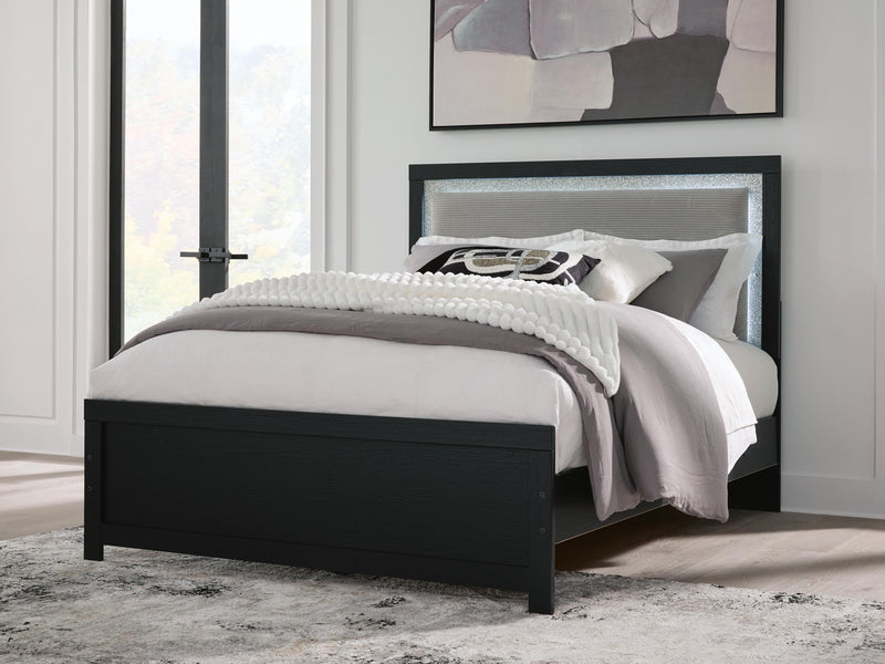 Raechalla Queen Upholstered Panel Bed