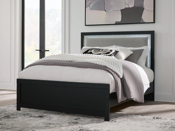 Raechalla Queen Upholstered Panel Bed