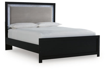 Raechalla Queen Upholstered Panel Bed