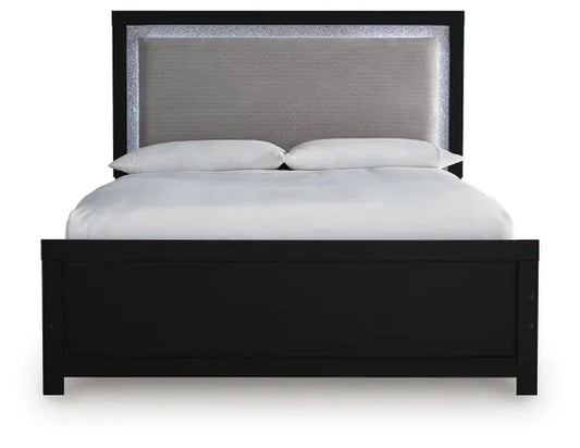 Raechalla Queen Upholstered Panel Bed