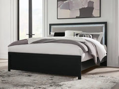 Raechalla King Upholstered Panel Bed