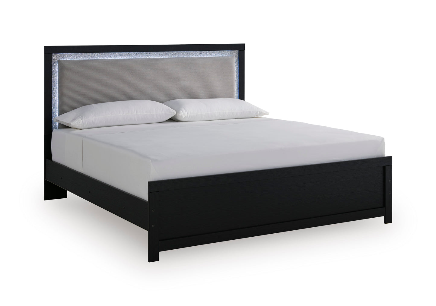 Raechalla Queen Panel Bed 4PC Bedroom Set with Comforter Kit