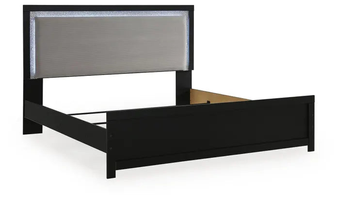 Raechalla King Upholstered Panel Bed