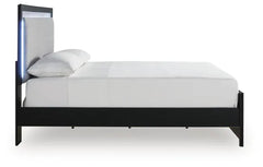 Raechalla King Upholstered Panel Bed