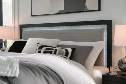 Raechalla King Upholstered Panel Bed