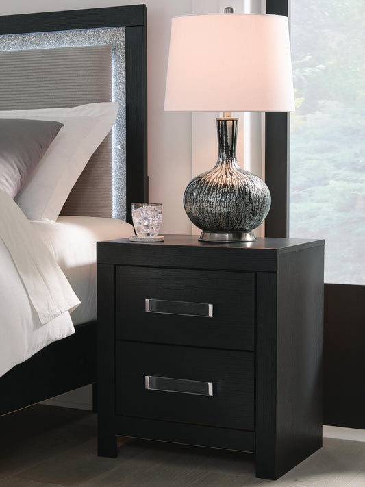 Raechalla Two Drawer Night Stand