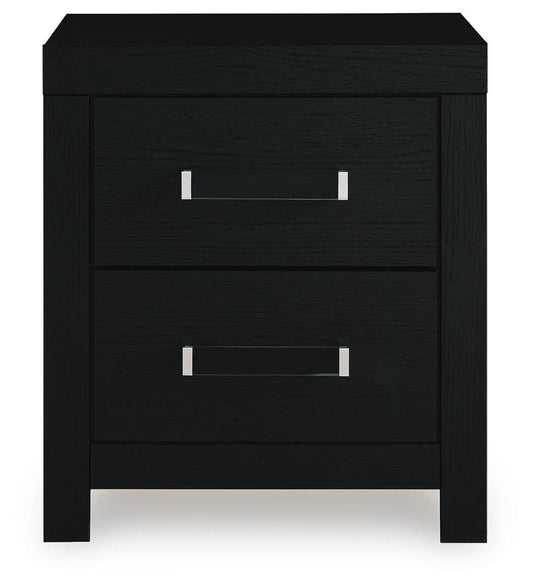 Raechalla Two Drawer Night Stand
